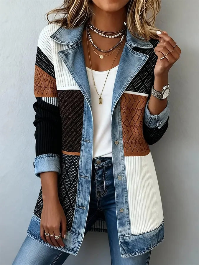 Zyrelle - Lässige Strickjacke mit Knopfleiste