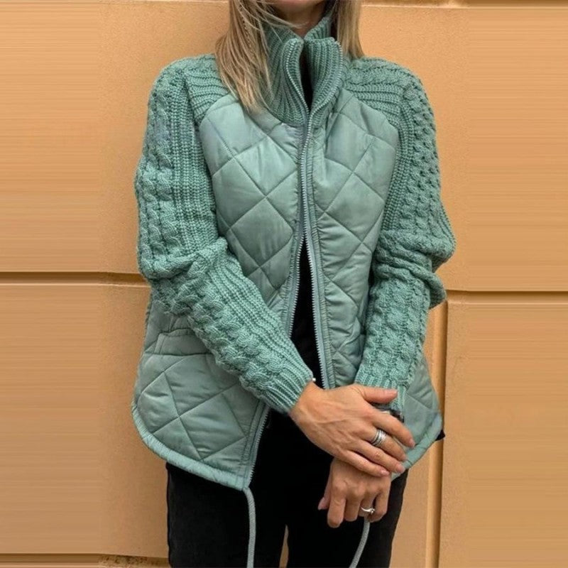 Corisanna - Warme Strickjacke mit Reissverschluss