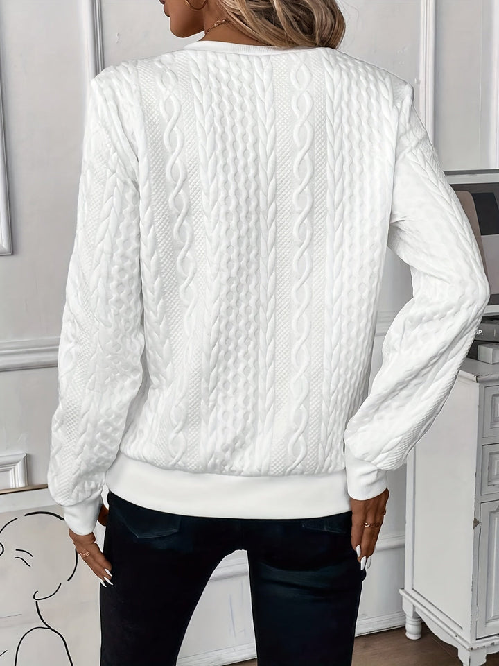 Delorina - Softtouch-Pullover mit Reissverschluss vorn