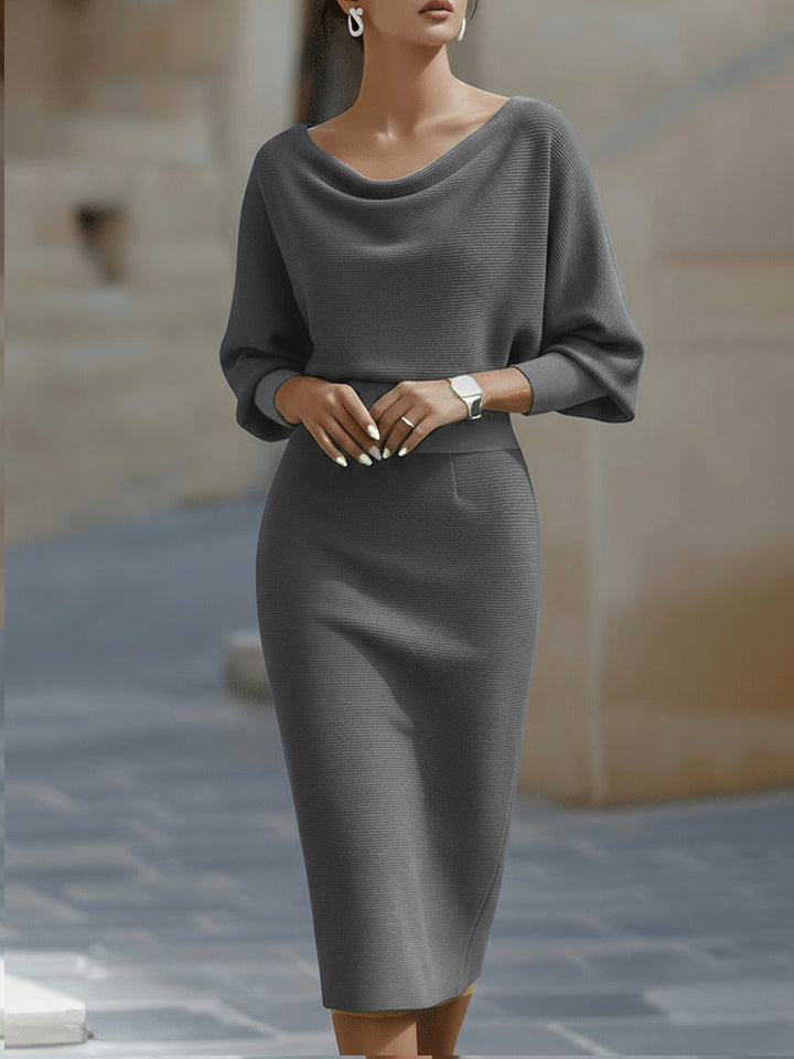 Bellisara - drapiertes Midikleid