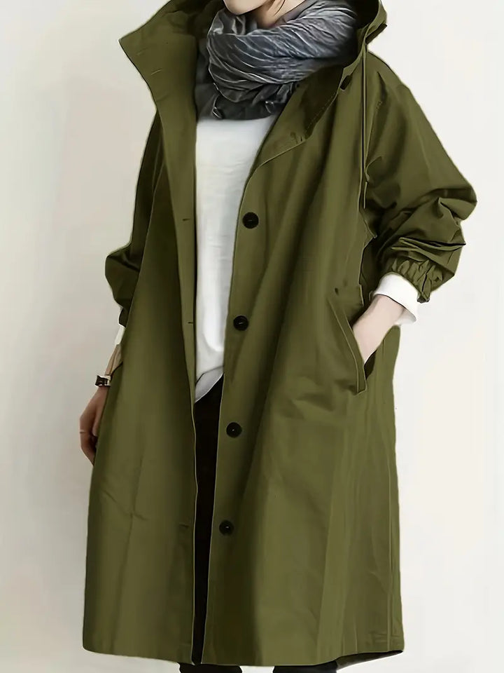 Lyonesse - Wasserabweisender Übergrosser Trenchcoat