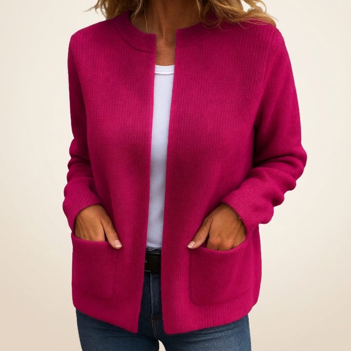 Avenelle - Lässiger Strick-Cardigan mit Taschen