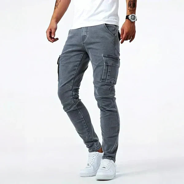 Asher - Premium-Cargo-Jeans