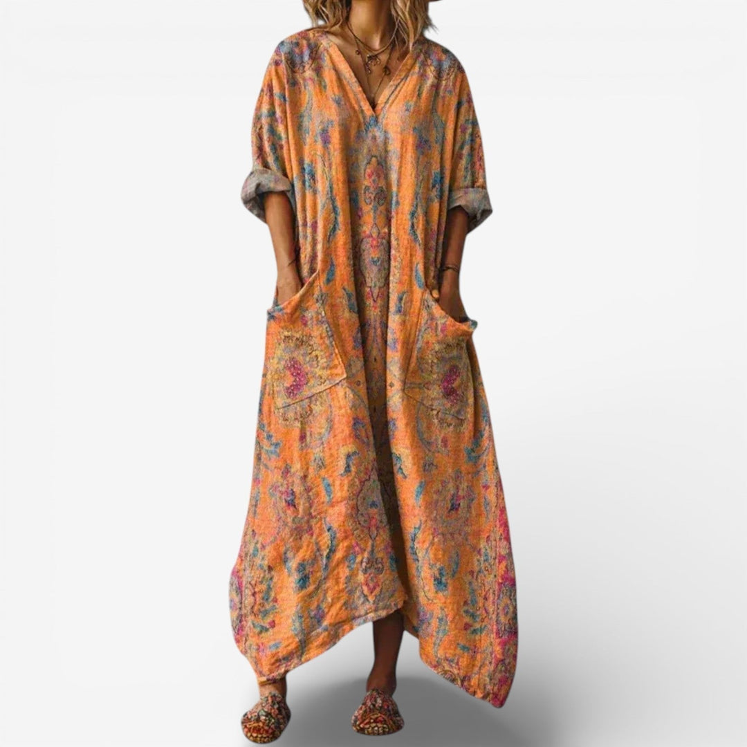 Noelisse - Kunstvolles Maxikleid