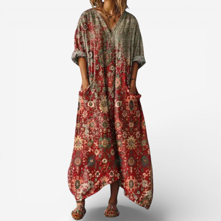 Noelisse - Kunstvolles Maxikleid