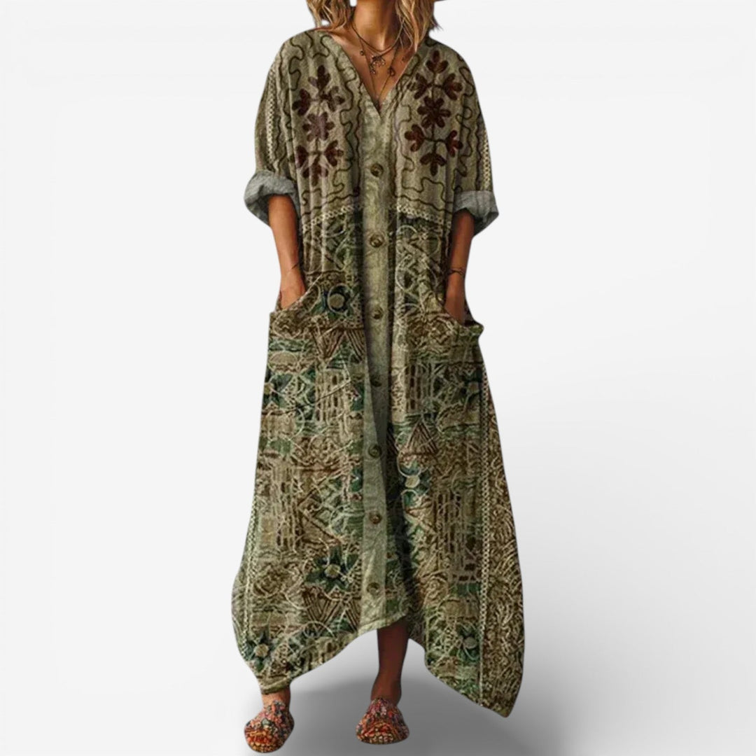 Noelisse - Kunstvolles Maxikleid