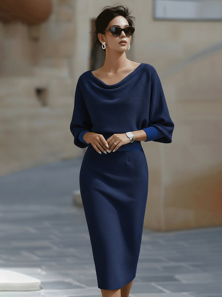 Bellisara - drapiertes Midikleid