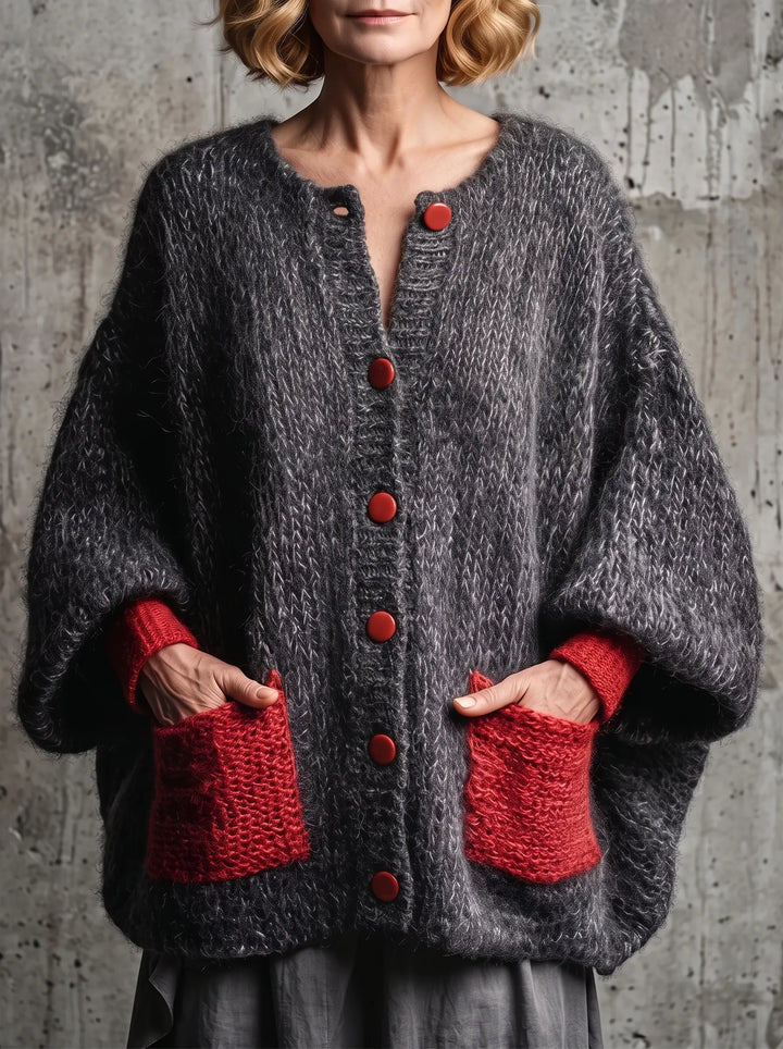 Bellorine - Strukturierte Strickjacke