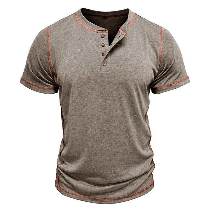 Bardwell - Weiches Henley-T-Shirt