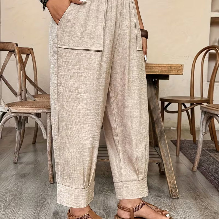 Perdita - Weit geschnittene Hose mit Soft-Touch