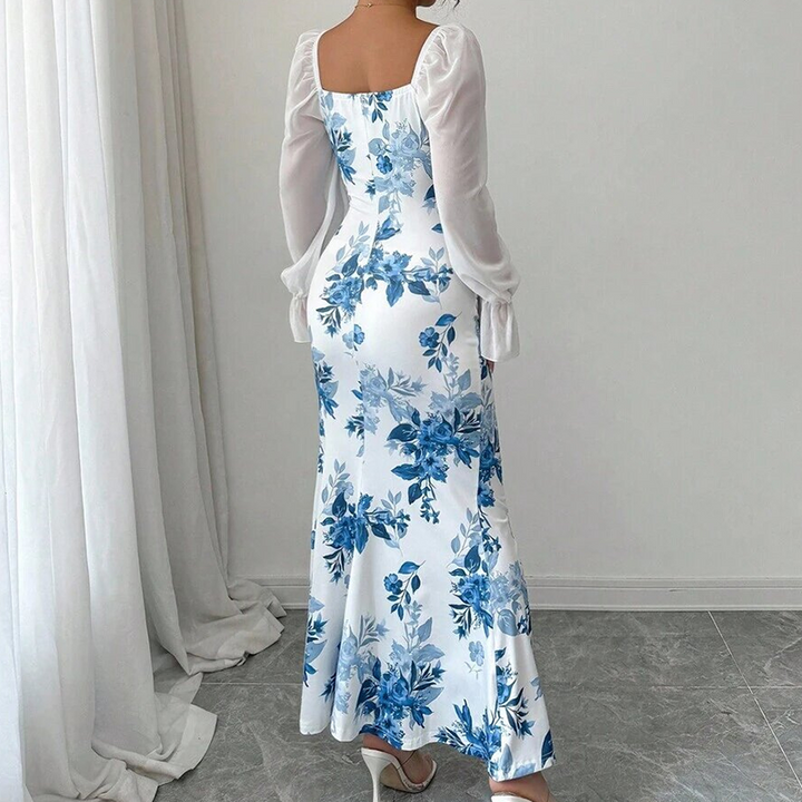 Noevalle - Floral gemustertes Meerjungfrau-Kleid mit weichem Griff