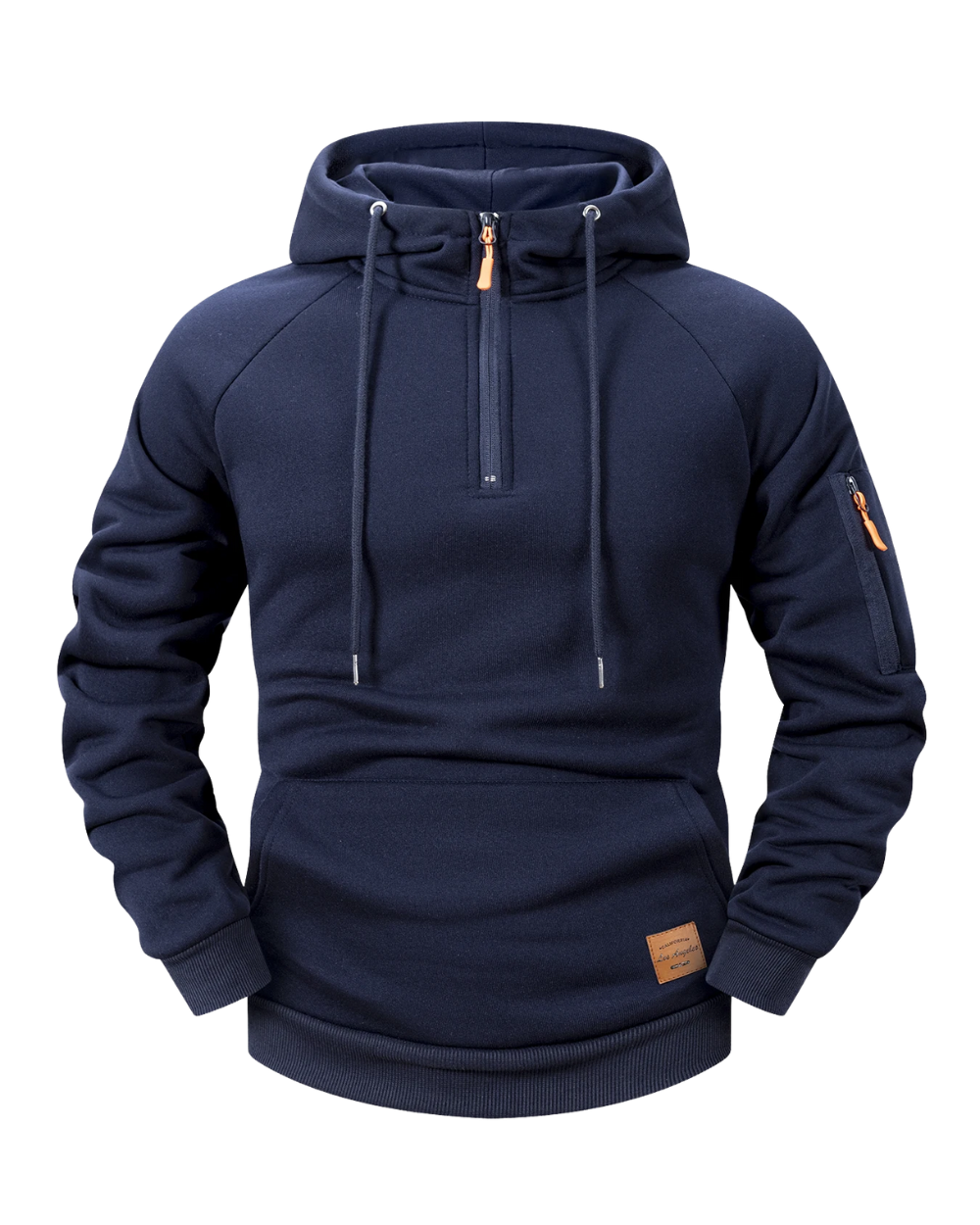 Quenford - Softtouch-Kapuzenjacke mit Reissverschluss